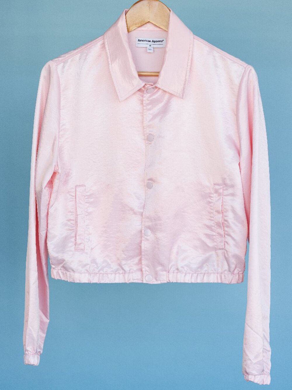 American Apparel Baby Pink Y2K Jacket M